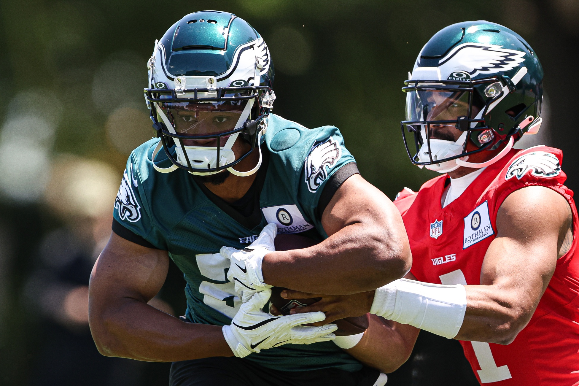 Saquon Barkley, Jalen Hurts, Philadelphia Eagles