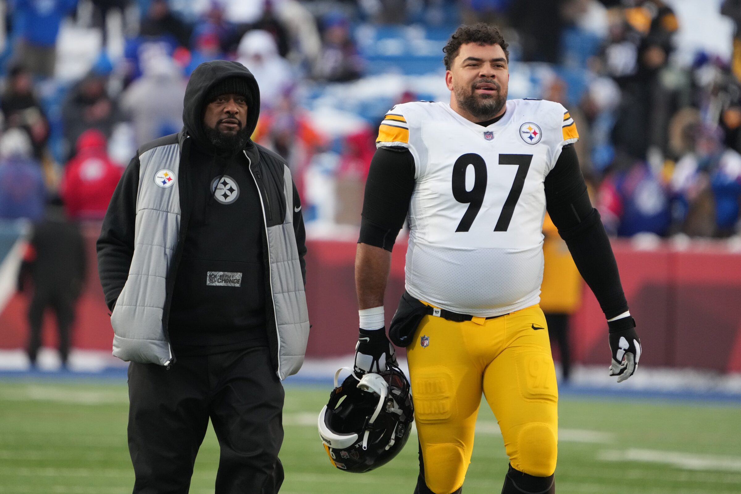 Mike Tomlin, Cameron Heyward, Steelers