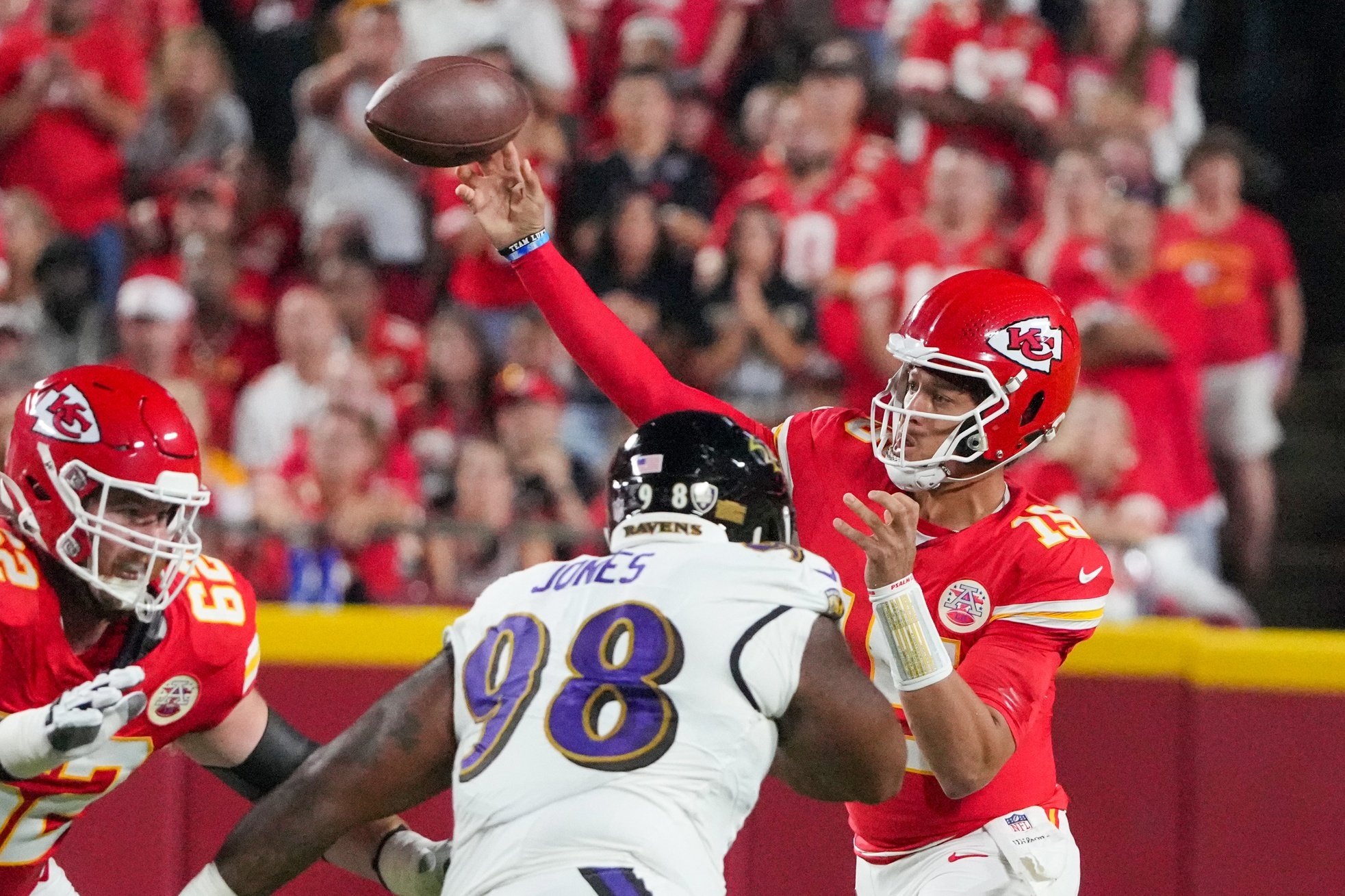 Patrick Mahomes, Kansas City Chiefs, Baltimore Ravens