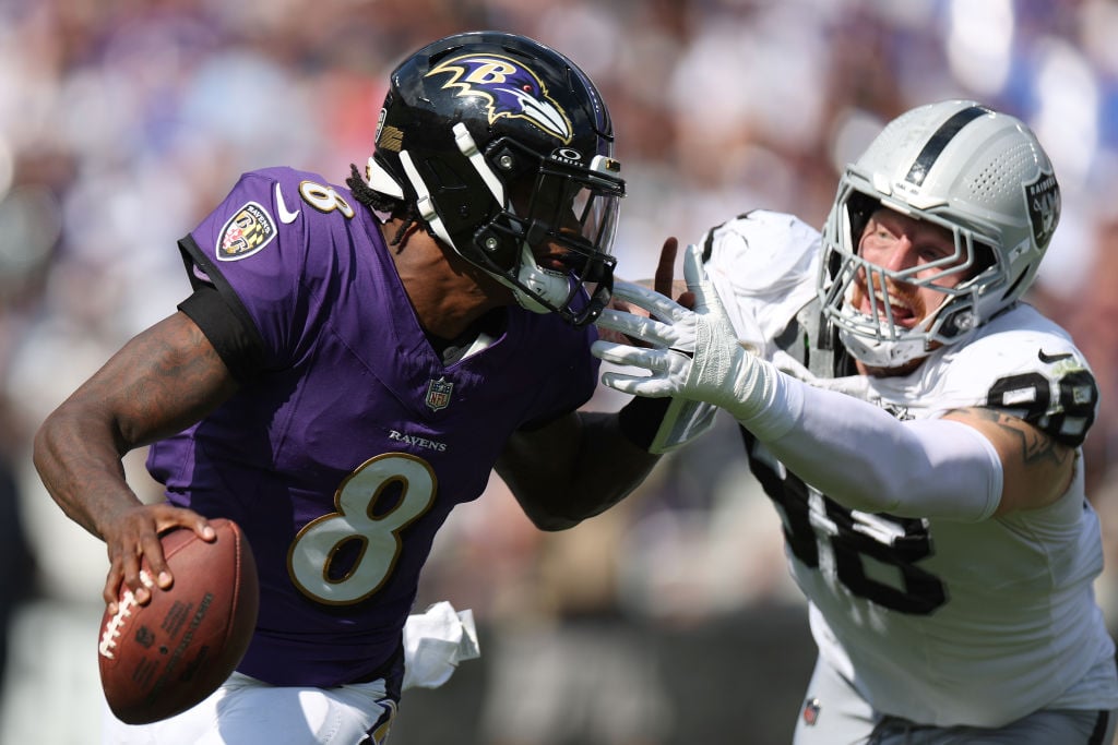 Las Vegas Raiders v Baltimore Ravens